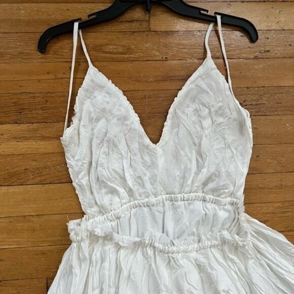 Lulus Snowy Meadow Crocheted Ivory Maxi Dress XL A001472 - Picture 8 of 12